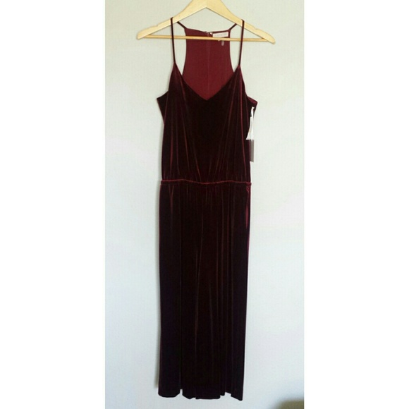 1. State Velvet Wide Leg Jumpsuit Size Small - Picture 2 of 8